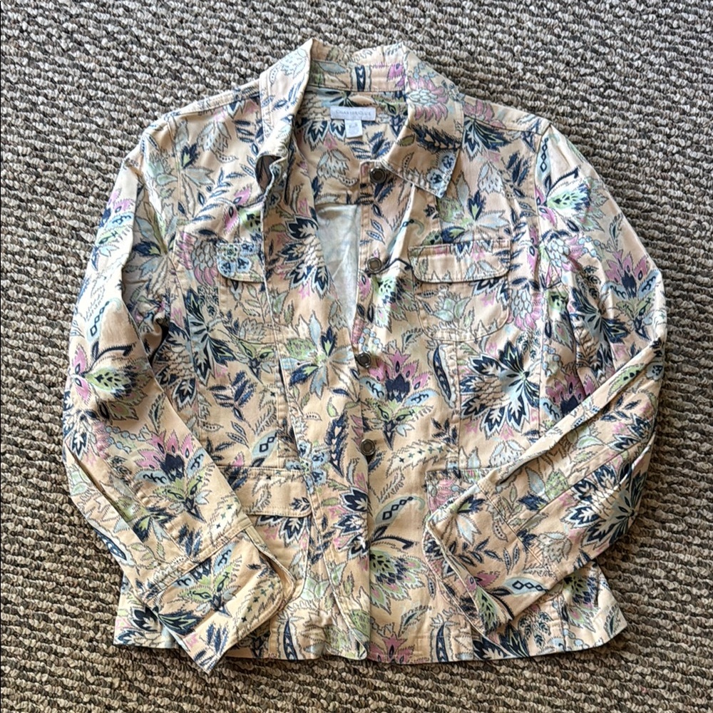 Charter Club Floral Paisley Jacket